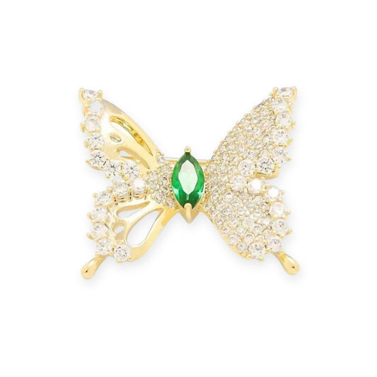 Elegant Butterfly Shaped Brooch with Sparkly Rhinestones Blouse Dress Coat Scarf Brooch Collar Insect Lapel Pin Women's Decorative Statement Lapel Pins Jewellery For Women