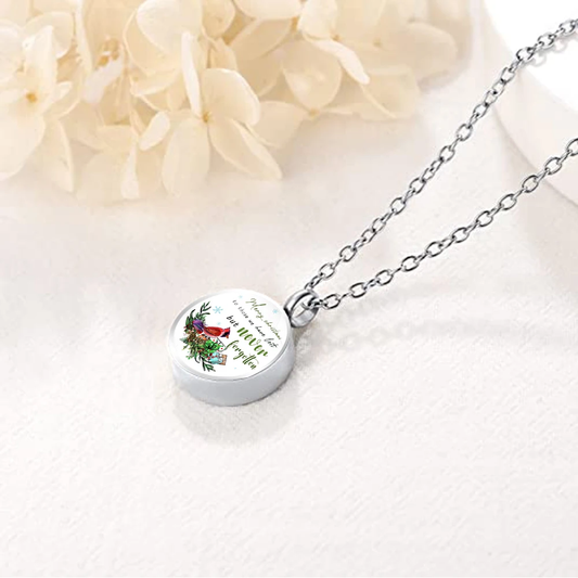 To Those We Have Lost Ashes Necklace Memorial Pendant Ashes Locket Cremation Urn Keepsake in Stainless Steel Gift For Loss Of Loved One Bereavement Sympathy Remembrance