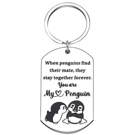 You Are My Penguin Keychain Partner Keyring Gift For Boyfriend Girlfriend Partner Couples For Birthday Anniversary Valentine's Day Special Occasion