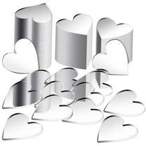 100pcs Decorative Love Heart Shaped Acrylic Mirror DIY Wall Stickers