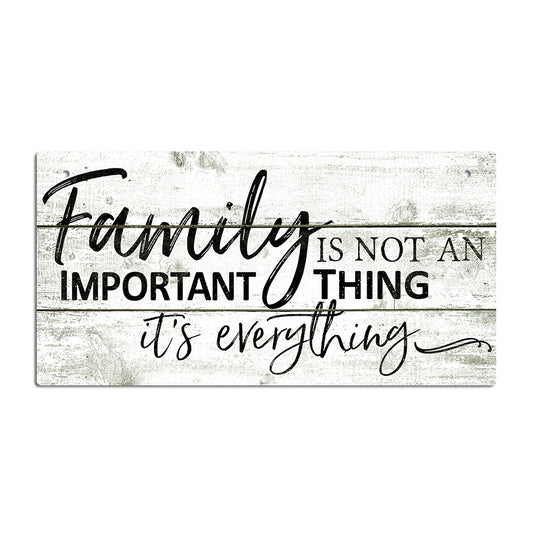 Family It's Everything Wooden Rectangular Hanging Sign Plaque Ornament Gift Keepsake