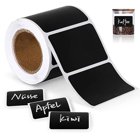 120pcs 3.5 x 5.5cm Removable Blackboard Stickers for Home, Kitchen, Organising