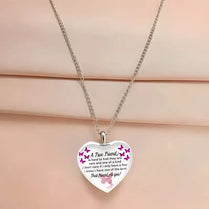 A True Friend Best Friends Necklace Heart-Shaped Pendant Butterfly Theme Gift