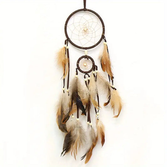 Boho Indian Style Dream Catcher Multi-Coloured Hanging Indoor Decor