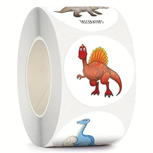 500pcs Cool Cartoon Animal Dinosaur Stickers Crafting Decal Labels