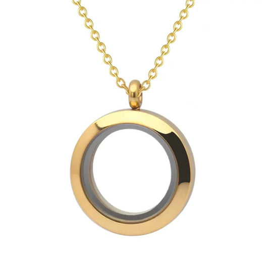 Forever Memory Locket Necklace Memorial Pendant Ashes Hair Picture Locket Keepsake in Stainless Steel Gift For Loss Of Loved One Bereavement Sympathy Remembrance