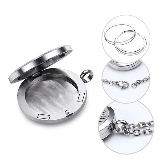 Tree Of Life Large Ashes Necklace Memorial Pendant Ashes Locket Cremation Urn Keepsake in Stainless Steel Gift For Loss Of Loved One Bereavement Sympathy Remembrance