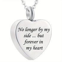 Cremation Jewellery Urn Necklace Pendant Ashes Locket Keepsake in Stainless Steel